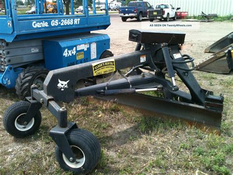 grade control for skid steer|bobcat skid steer grader attachment.